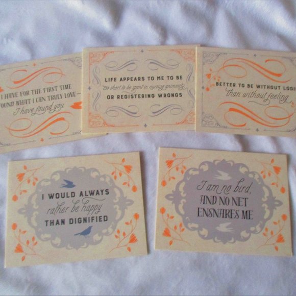 Charlotte Bronte Deluxe Note Card Set & Mini Journal - Picture 6 of 11